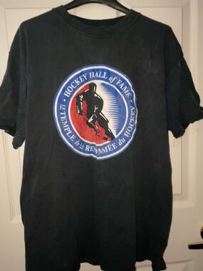 Hockey Hall of Fame Black Graphic Tee